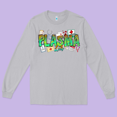 Plasma Lab Long Sleeve Tee Designed By Cowhidedigitalart