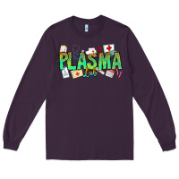 Plum plasma lab Long Sleeve Tee - CowhideDigitalArt