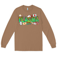 Toasted Coconut plasma lab Long Sleeve Tee - CowhideDigitalArt