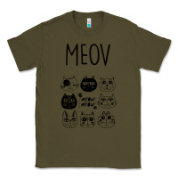 Army Green Meow Classic Tee - Bettercallsaul
