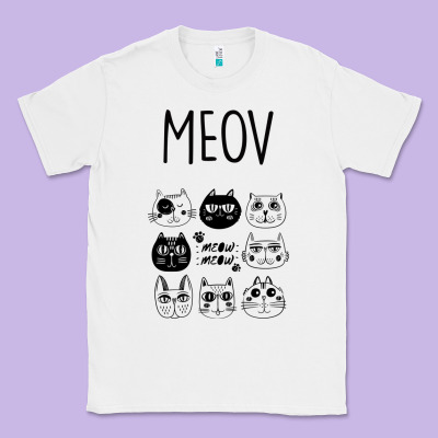 Meow Classic Tee Designed By Bettercallsaul