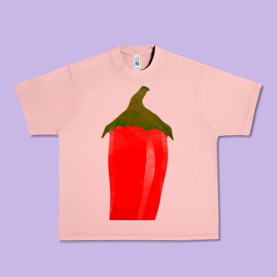 Chilli Pepper Fa Element Urban Heavy Tee Designed By Fadigitalartstudio