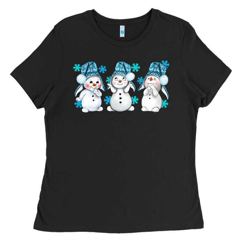 Snowman Winter Bbs Ladies Tee by BundleAndBundleShop | Teevron