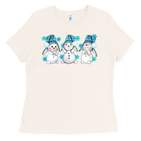 Bone snowman winter bbs Ladies Tee - BundleAndBundleShop