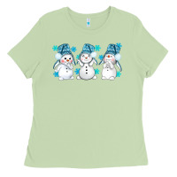 Matcha snowman winter bbs Ladies Tee - BundleAndBundleShop