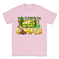 Bubblegum Pink Happy St. Patrick's Day camper Classic Tee - HowdyJamesFarm