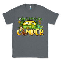 Charcoal Heather Happy St. Patrick's Day camper Classic Tee - HowdyJamesFarm