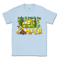 Dusty Blue Happy St. Patrick's Day camper Classic Tee - HowdyJamesFarm