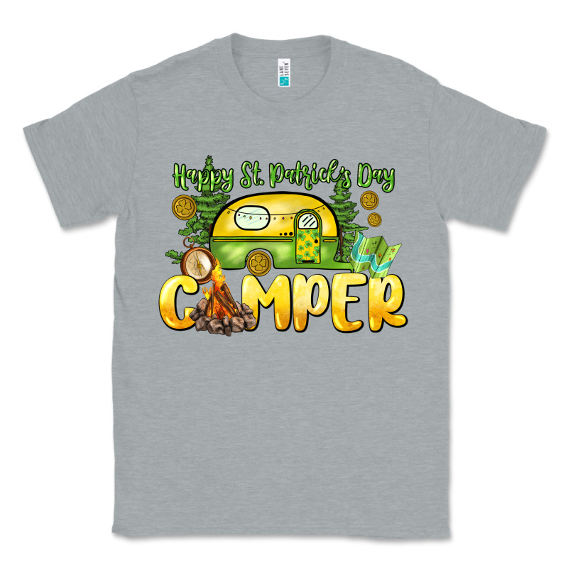 Happy St. Patrick's Day Camper Classic Tee by HowdyJamesFarm | Teevron