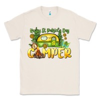 Natural Happy St. Patrick's Day camper Classic Tee - HowdyJamesFarm