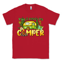 Red Happy St. Patrick's Day camper Classic Tee - HowdyJamesFarm