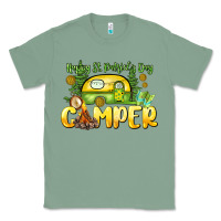 Sage Happy St. Patrick's Day camper Classic Tee - HowdyJamesFarm