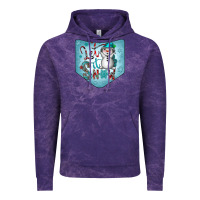Cloud Purple Christmas Pocket Vintage Hoodie - CowhideDigitalArt