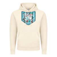 Vintage Artic Christmas Pocket Vintage Hoodie - CowhideDigitalArt
