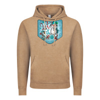 Vintage Coffee Christmas Pocket Vintage Hoodie - CowhideDigitalArt