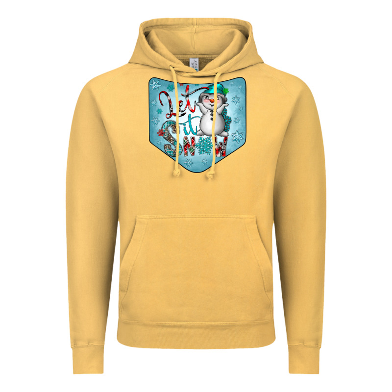 Christmas Pocket Vintage Hoodie by CowhideDigitalArt | Teevron