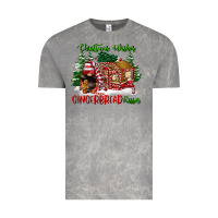 Cloud Rock christmas wishes gingerbread kisses Vintage Tee - FaDigitalArtStudio