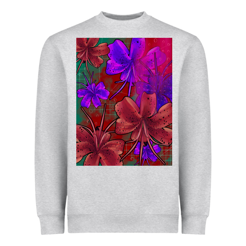 Floral Pattern Heavyweight Sweatshirt by JahusDesignShop | Teevron
