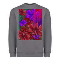 Storm floral pattern Heavyweight Sweatshirt - JahusDesignShop