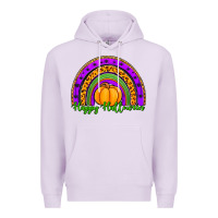 Lilac happy halloween rainbow Premium Hoodie - Jasminsmagicworld
