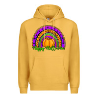 Mustard happy halloween rainbow Premium Hoodie - Jasminsmagicworld