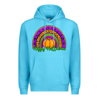 Ocean Blue happy halloween rainbow Premium Hoodie - Jasminsmagicworld