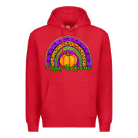 Red happy halloween rainbow Premium Hoodie - Jasminsmagicworld