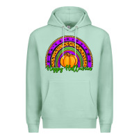Seafoam happy halloween rainbow Premium Hoodie - Jasminsmagicworld