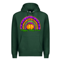 Sports Green happy halloween rainbow Premium Hoodie - Jasminsmagicworld