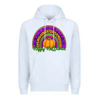 White happy halloween rainbow Premium Hoodie - Jasminsmagicworld