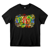 Black Autism accept understand love Heavy Core Tee - CowGirlArtShop