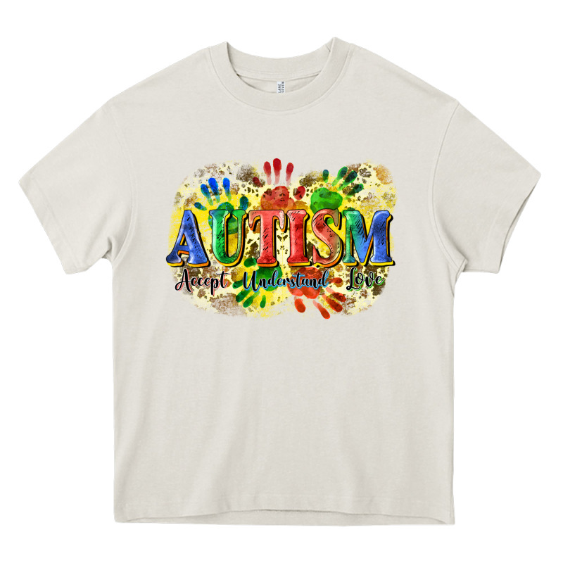 Autism Accept Understand Love Heavy Core Tee by CowGirlArtShop | Teevron