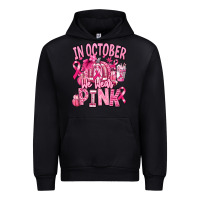 Black in october we wear pink american football Urban Hoodie - RanaPortraitStore