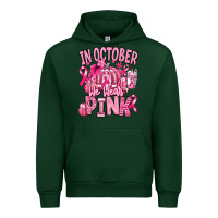 Forest Green in october we wear pink american football Urban Hoodie - RanaPortraitStore