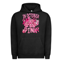 Pigment Black in october we wear pink american football Urban Hoodie - RanaPortraitStore