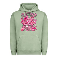 Pigment Oil Green in october we wear pink american football Urban Hoodie - RanaPortraitStore