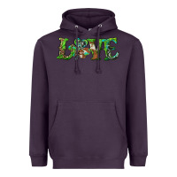 Plum love with shamrock Heavyweight Hoodie - RanaPortraitStore