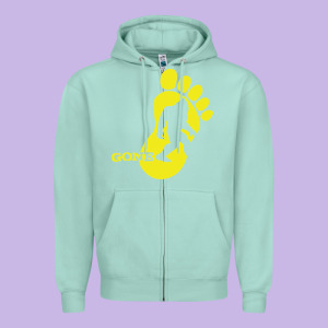 Bigfoot Zipper Hoodie Designed By Artisfamous