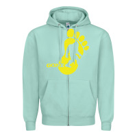 Seafoam bigfoot Zipper Hoodie - artisFamous