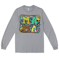 Heather Grey School bus driver mama Mother's day Long Sleeve Tee - LillyAllenDesigns
