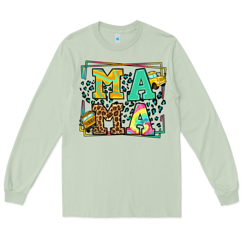 School Bus Driver Mama Mother's Day Long Sleeve Tee by LillyAllenDesigns | Teevron