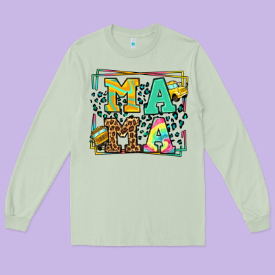 School Bus Driver Mama Mother's Day Long Sleeve Tee Designed By Lillyallendesigns