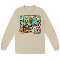 Mushroom School bus driver mama Mother's day Long Sleeve Tee - LillyAllenDesigns