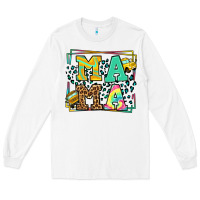 White School bus driver mama Mother's day Long Sleeve Tee - LillyAllenDesigns