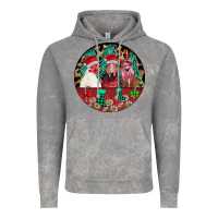 Cloud Rock Chickens Vintage Hoodie - CowhideDigitalArt