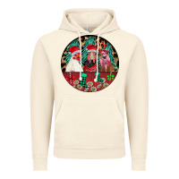 Vintage Artic Chickens Vintage Hoodie - CowhideDigitalArt
