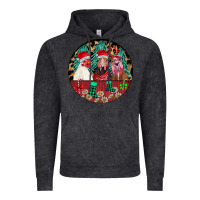 Vintage Black Chickens Vintage Hoodie - CowhideDigitalArt