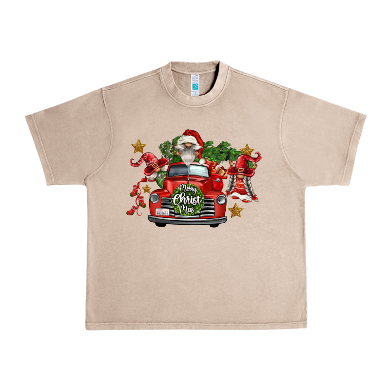 Merry Christmas Truck Gnomies Urban Heavy Tee by FaDigitalArtStudio | Teevron
