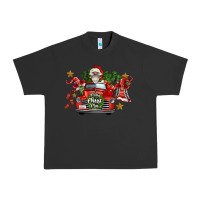 Pigment Black merry christmas truck gnomies Urban Heavy Tee - FaDigitalArtStudio