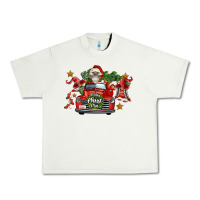 Pistachio merry christmas truck gnomies Urban Heavy Tee - FaDigitalArtStudio
